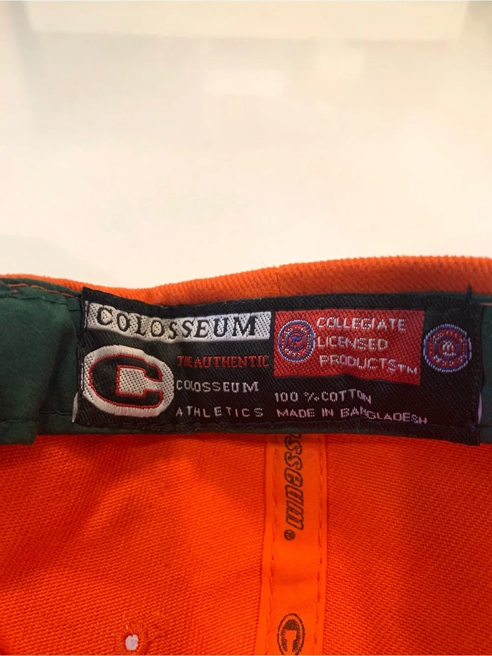 Vintage Miami Hurricanes Orange & Green Logo Cap with Adjustable Strap